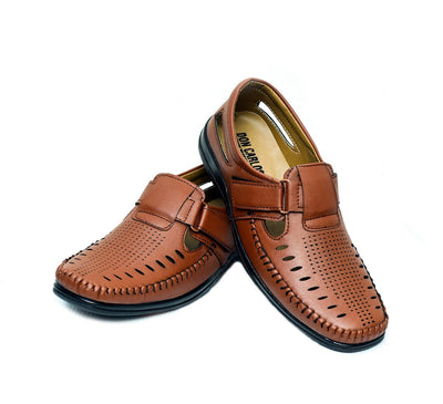 Men Don Carlos Exquisite Sandels - Mustard Color